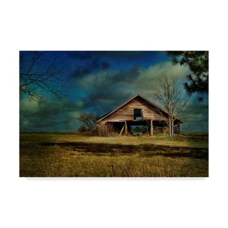 Barbara Simmons 'Highway Barn' Canvas Art,16x24